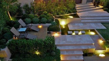 diseño de jardin minimalista en vizcaya